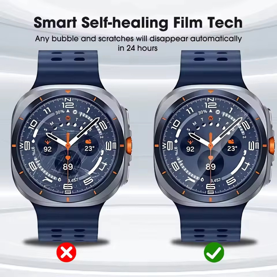 Samsung Hydrogelfolie für Galaxy Watch, 3 Stück, transparent - Bild 5