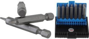 BGS Schraubenausdreher-Set für defekten Innensechskant aus Edelstahl, 7-teilig, grau, 1,5 - 6 mm - Bild 1