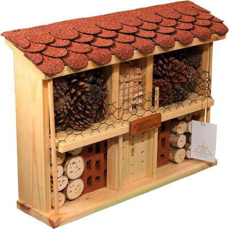 Dobar Insektenhotel Landhaus Komfort Bausatz in Braun