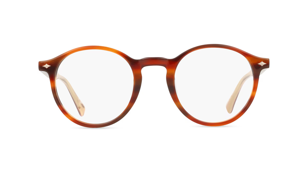 Scotch & Soda 3039 Korrektionsbrille, Vollrand, Rund, Acetat, Unisex, braun - Bild 1
