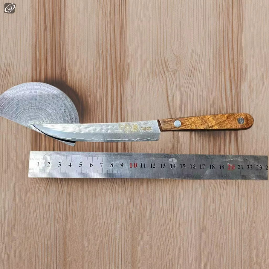 ALLWIN HOUSEWARE W Obstmesser aus 67-lagigem Damaststahl mit Massivholzgriff in Silber - Bild 3