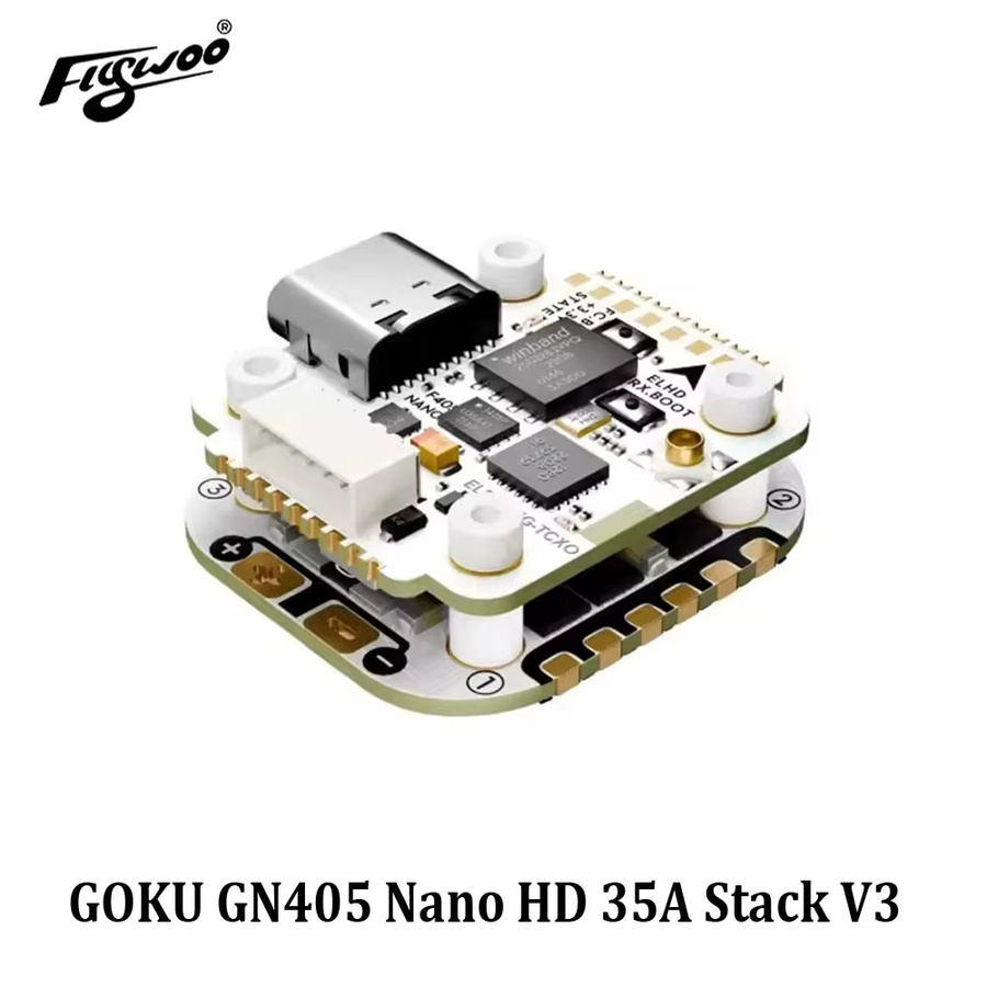 Flywoo GOKU GN405 Nano 16x16 35A Stack V3 mit integriertem TCXO ELRS Empfänger - Bild 2