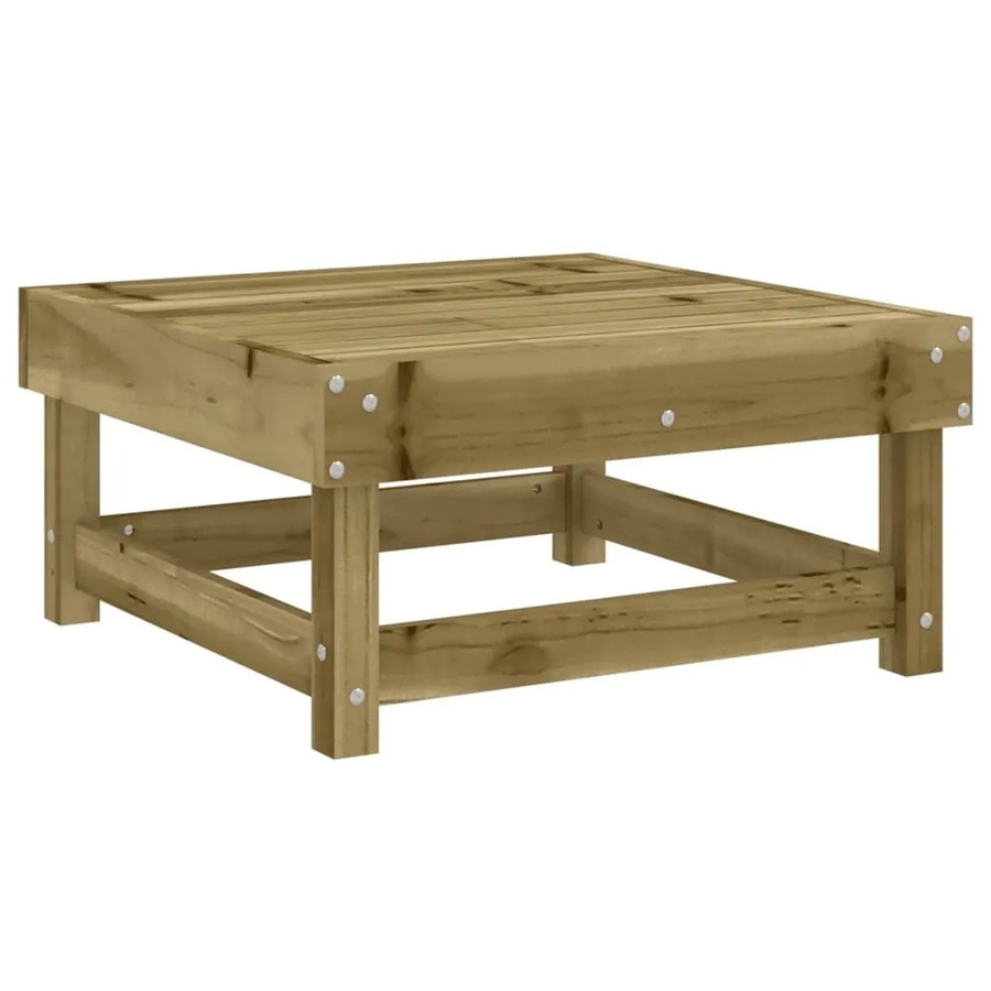 vidaXL Gartenhocker aus imprägniertem Kiefernholz in Braun B/T/H: 60,5 x 30,0 x 30,0 cm - Bild 2