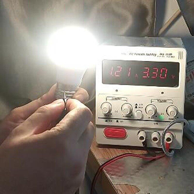 YJMP Super Lighting E27 LED Niederspannungs-Glühbirne 3.7V 5W Kugelförmige Energiesparlampe in Weiß - Bild 3