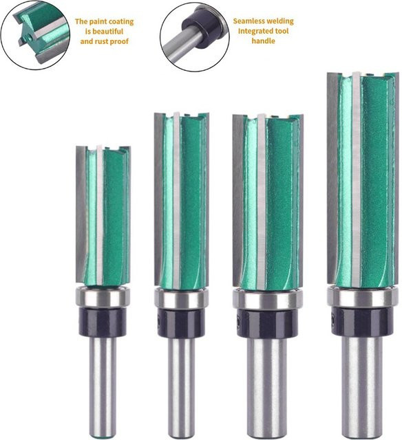 Vibratite Vier-Klingen-Fräser Bit mit 8mm Schaft für die Holzbearbeitung - Bild 1