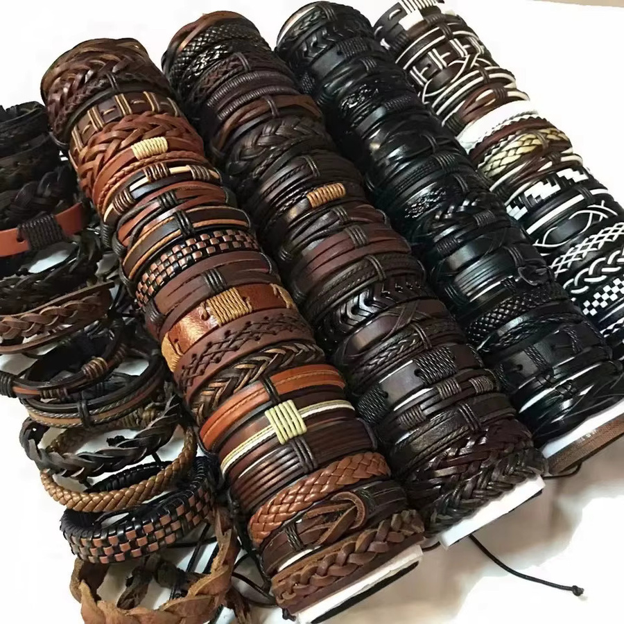 DAIPAN Lederarmbänder, geflochten, Unisex - Bild 4