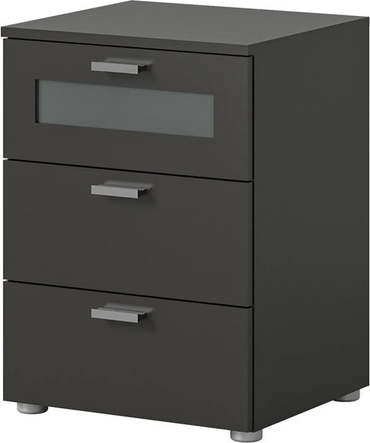 Inn.Furn Nachttisch Dante in Grau mit Soft-Close-Schubladen, B/T/H: 60 x 45 x 40 cm - Bild 1
