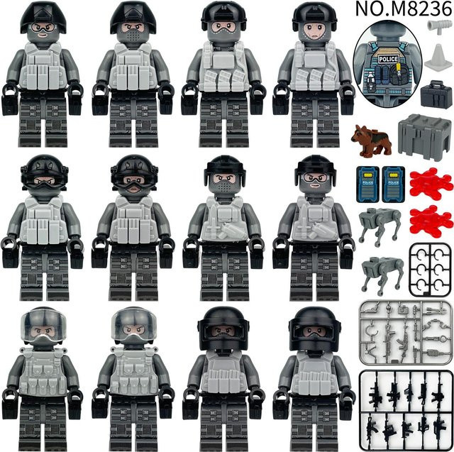 Fun Building Blocks Militärserie Spezialeinheit Soldat Figur, ab 6 Jahren - Bild 1