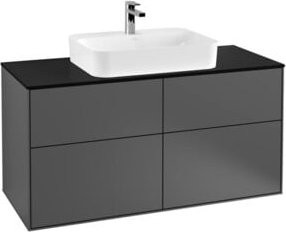 Villeroy & Boch Waschtischunterschrank Finion in Anthrazit, B/T/H: 120 x 50,1 x 60,3 cm - Bild 1