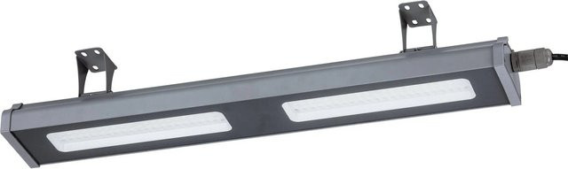 LUXULA Linearer LED Hallenstrahler LUMILEDS HighBay, 100W, 12400lm, 5000K Neutralweiß, Grau, IP65 - Bild 1