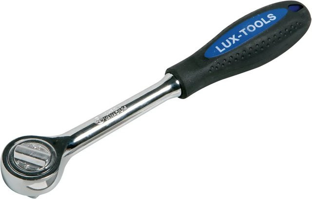 LUX-TOOLS Umschaltknarre Classic 3/8 Zoll in Silber aus Chrom-Vanadium-Stahl - Bild 1