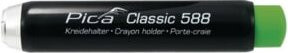 Pica Kreidehalter Classic 588 für runde und eckige Kreiden mit 11-12 mm Durchmesser in Grün und Schwarz - Bild 1