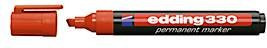 Edding Permanentmarker 330 mit Keilspitze in Rot - Bild 2