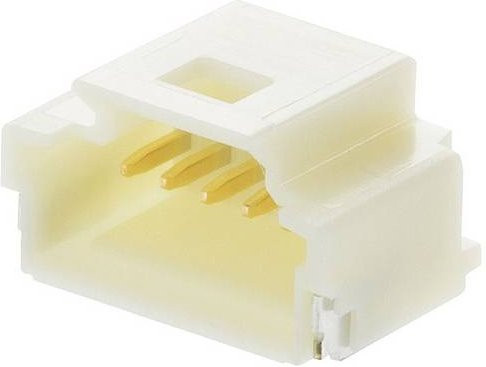 Molex Einbau-Stiftleiste Standard 203559-1507 in Weiß und Gold auf einer Vollrolle - Bild 1