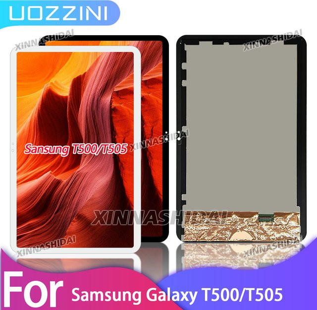 Samsung Galaxy Tab A7 2020 LCD Touchscreen Glaspanel Digitizer-Baugruppe in Schwarz für SM-T500 und SM-T505, 10,4 Zoll - Bild 1