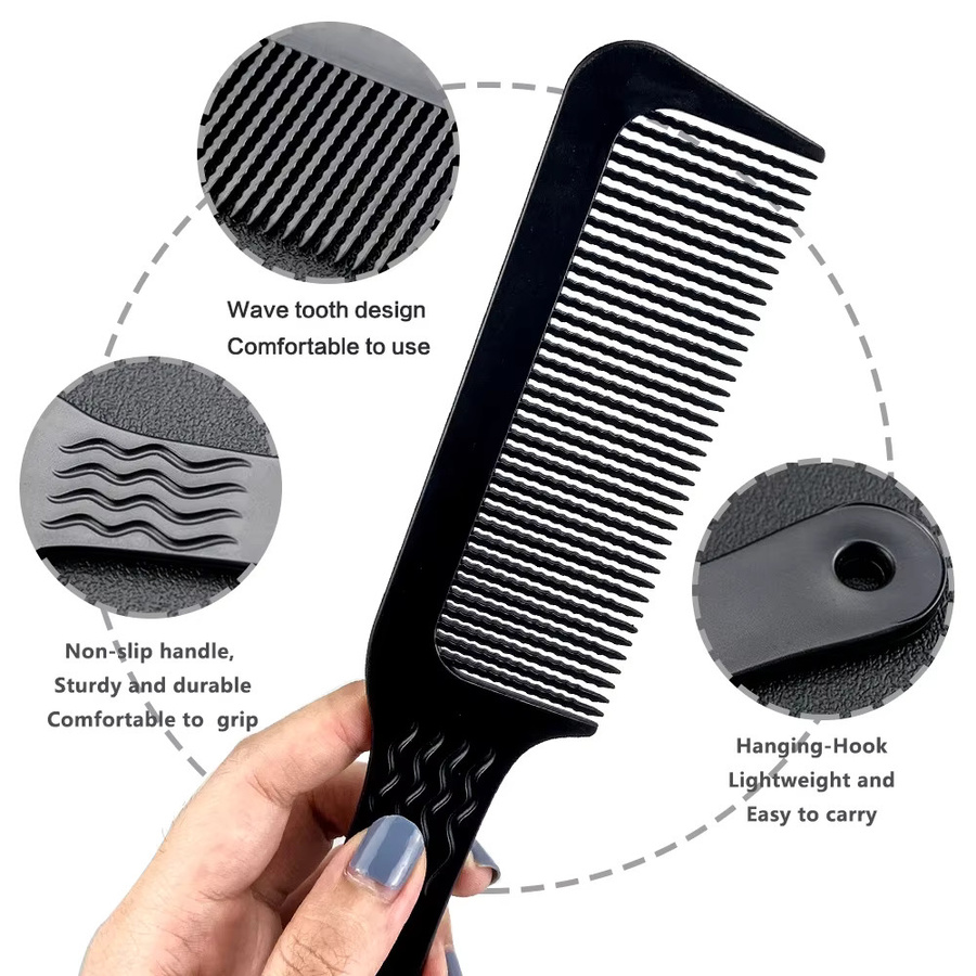 Barber Friseur Clipper Kamm, Anti-Statisch, Flat Top Kamm - Bild 3