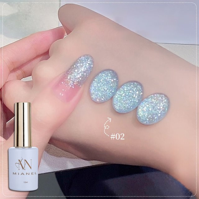 MISS MIANEL Gel-Nagellack, Schimmernd, 12 ml - Bild 1