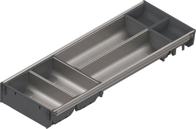 Blum Besteckeinsatz Orga-Line Schalen-Set in Grau für Korpusbreiten von 300-399 mm und Nennlänge 550 mm - Bild 1