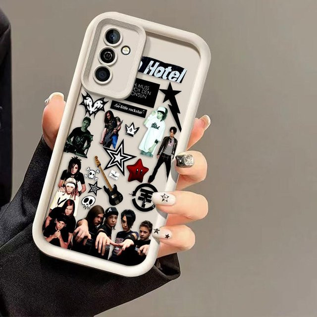 T-Tokio Hotel Tom Kaulitz Handyhülle für Samsung Galaxy A13 A15 A16 A17 A22 A23 A26 A32 A33 A36 A51 A52 A53 A54 A55 A71 A72 A73 in Multicolour - Bild 1