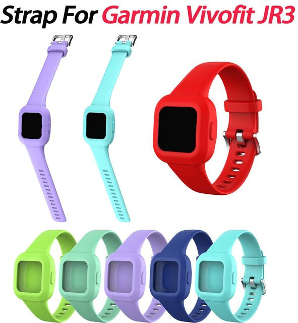 Garmin Uhrenarmband Silikon, Schwarz, Kinder - Bild 1
