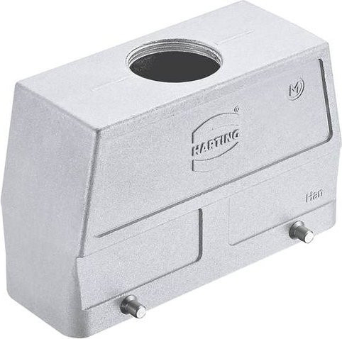 Harting Tüllengehäuse aus Aluminium in Silber - Bild 1