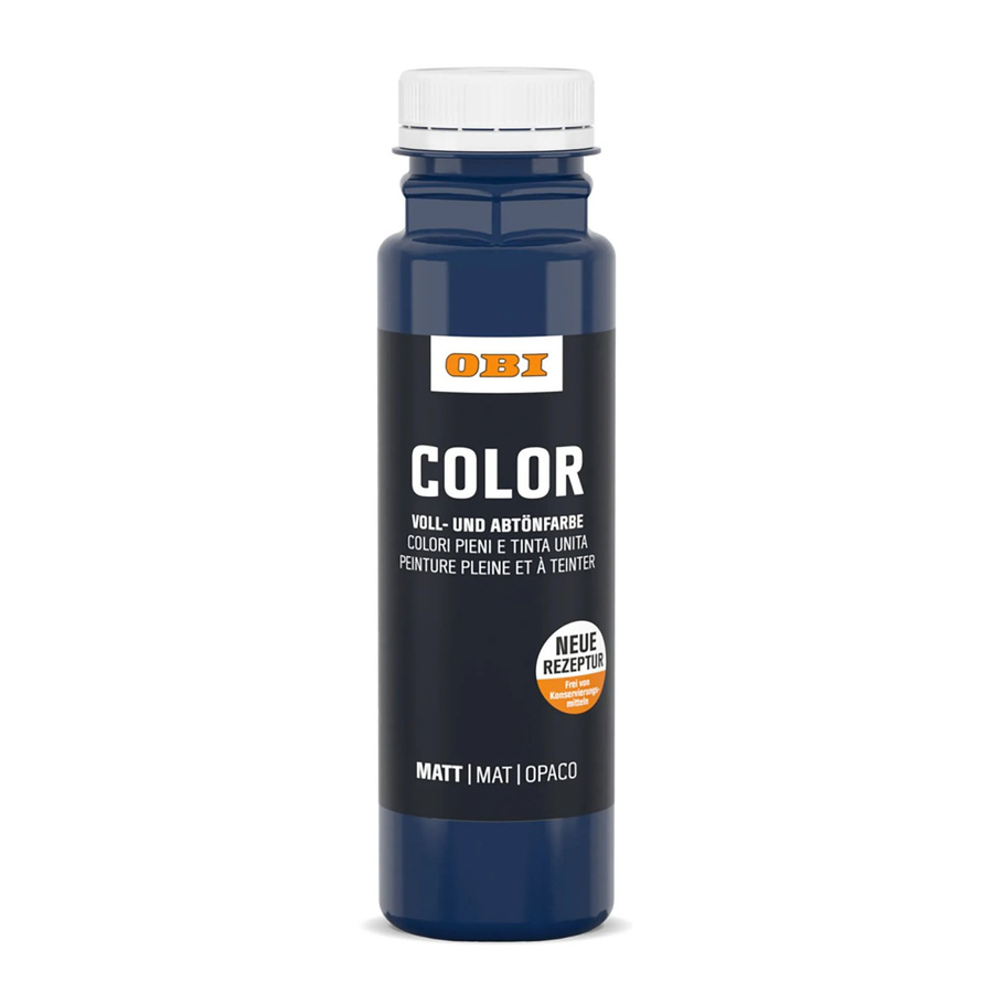 OBI Color Abtönfarbe Blau wasserbasiert 0,25 l - Bild 2