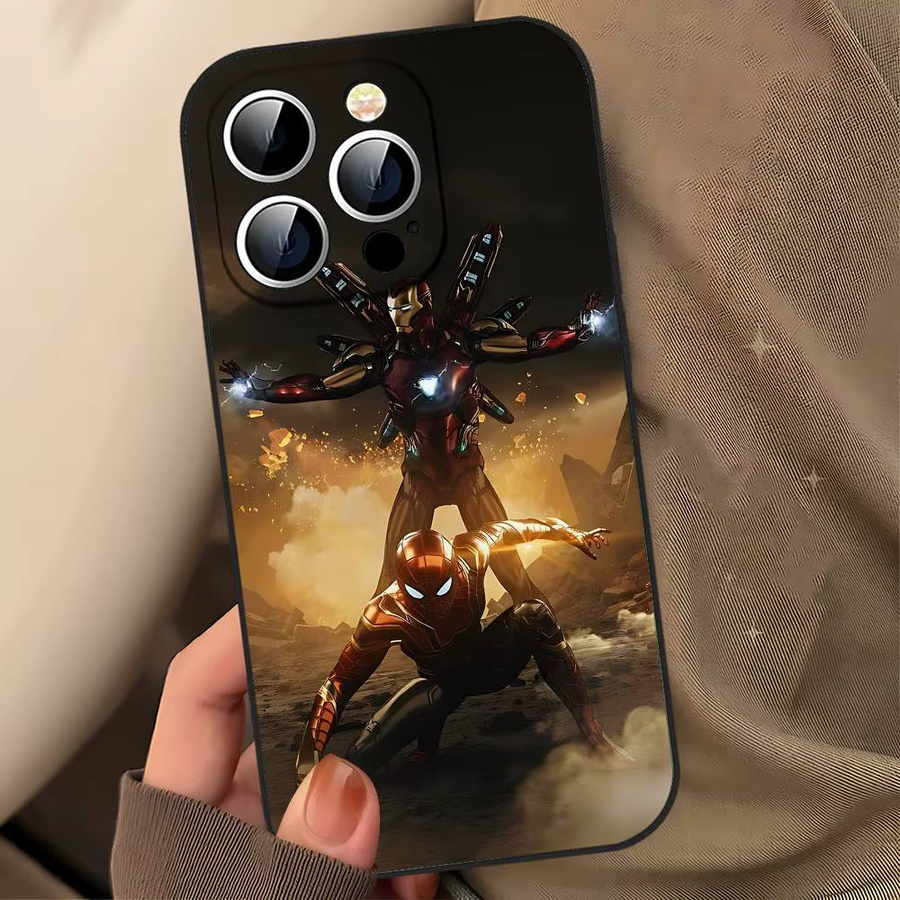 I-iron M-man Handyhülle in Schwarz passend für iPhone 17 16 15 14 13 11 Pro Max Plus X Xr Xs Max 13 Mini - Bild 6