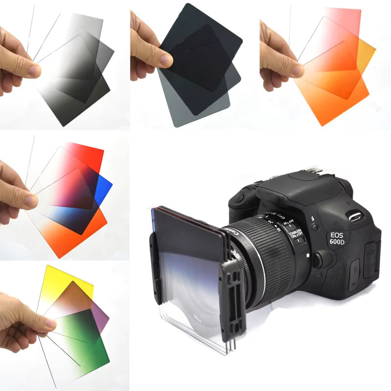 Cokin Quadratischer Graduierten-Vollfarbfilter für Nikon D5600 in Grün, Gelb und Violett - Bild 6