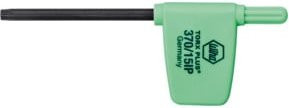 Wiha Stiftschlüssel TX PLUS Torx mit Fähnchengriff schwarzoxidiert 20IP x 45 mm - Bild 1