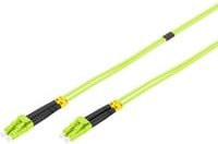 Digitus LWL Patchkabel Duplex LC auf LC Multimode OM5 50/125 µm Grün - Bild 1
