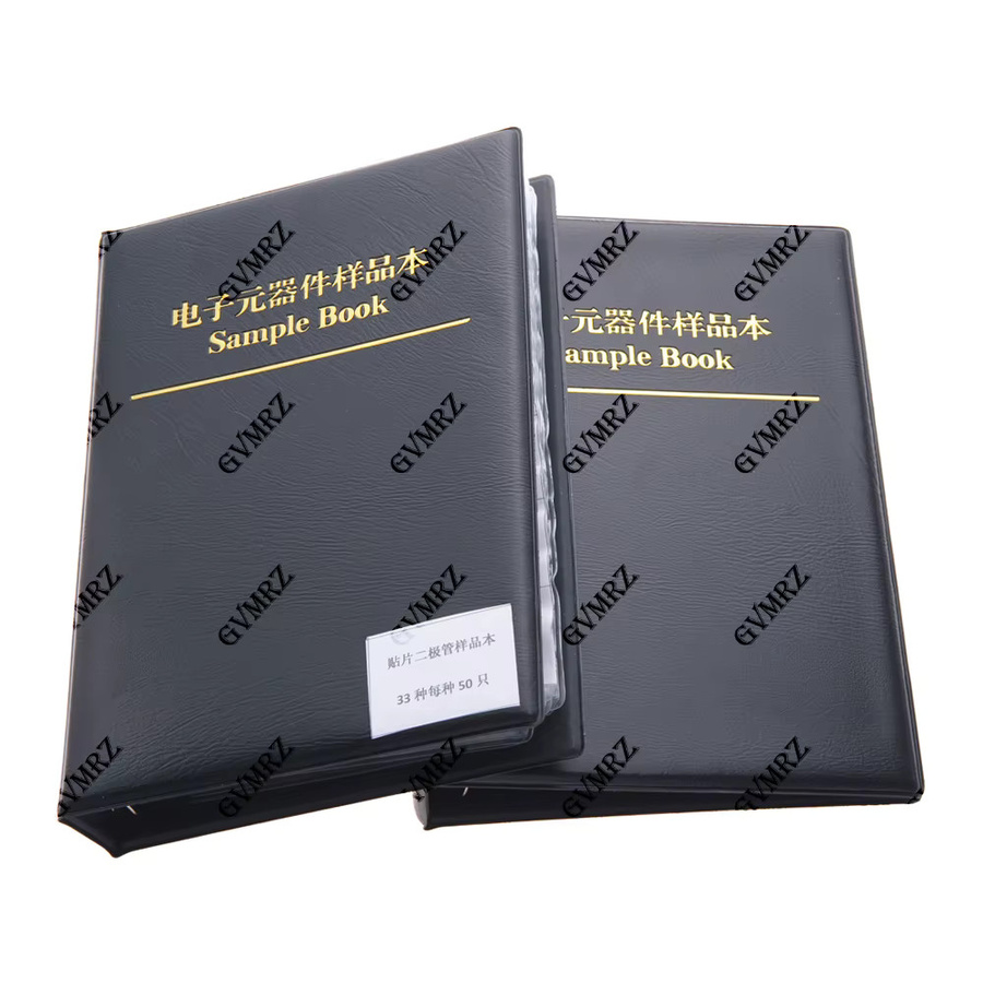 SMT-Komponentenbuch für Widerstände, Kondensatoren und Induktoren, Blankobuch mit Hardcover in Schwarz - Bild 5