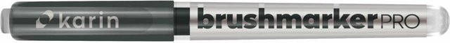 Karin Brushmarker PRO Brushmarker mit Nylonspitze in Olive Black 447 - Bild 1