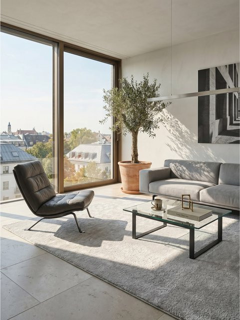 RUTOR Kadima Design Kurzflor Teppich Grau B/T: 160 x 220 cm - Bild 1