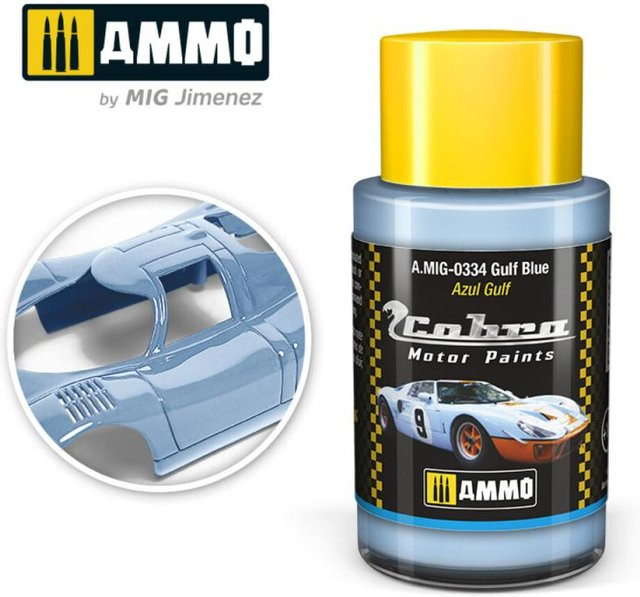 AMMO by MIG Jimenez Cobra Motor Gulf Blue, Fahrzeug, Blau - Bild 1