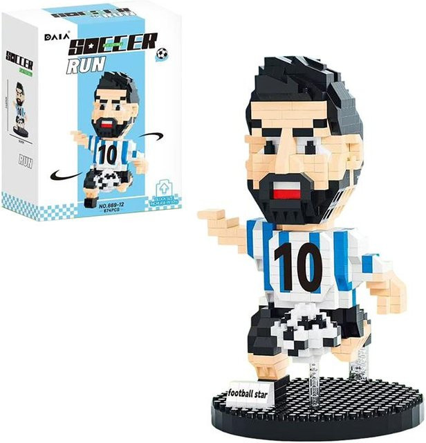 Binchi Outdoor Product Fußballspieler Mini-Figuren, Mikro-Bausteine, ab 14 Jahren - Bild 1