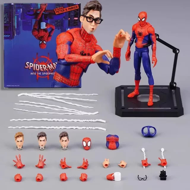 Hot Toys Marvel Spider-Verse Peter B. Parker, Actionfigur, Set - Bild 1