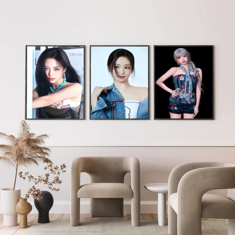 A-Ahyeon Singer Poster HD Wanddekoration, selbstklebend, Mehrfarbig - Bild 3
