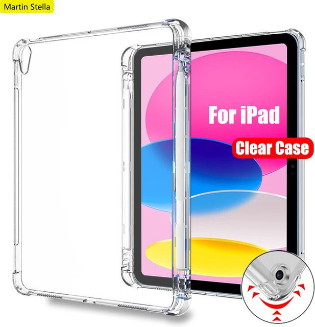 Transparente TPU-Schutzhülle mit Stifthalter für iPad Pro, iPad Air, iPad Mini und iPad Generationen von MARTIN STELLA - Bild 1