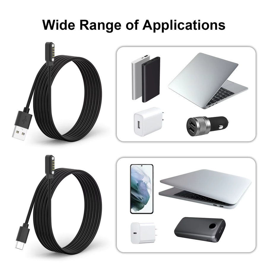 RGEE Ladekabel für PLAUD Note AI Sprachrekorder, USB-A auf USB-C, Schwarz, 1 m - Bild 6