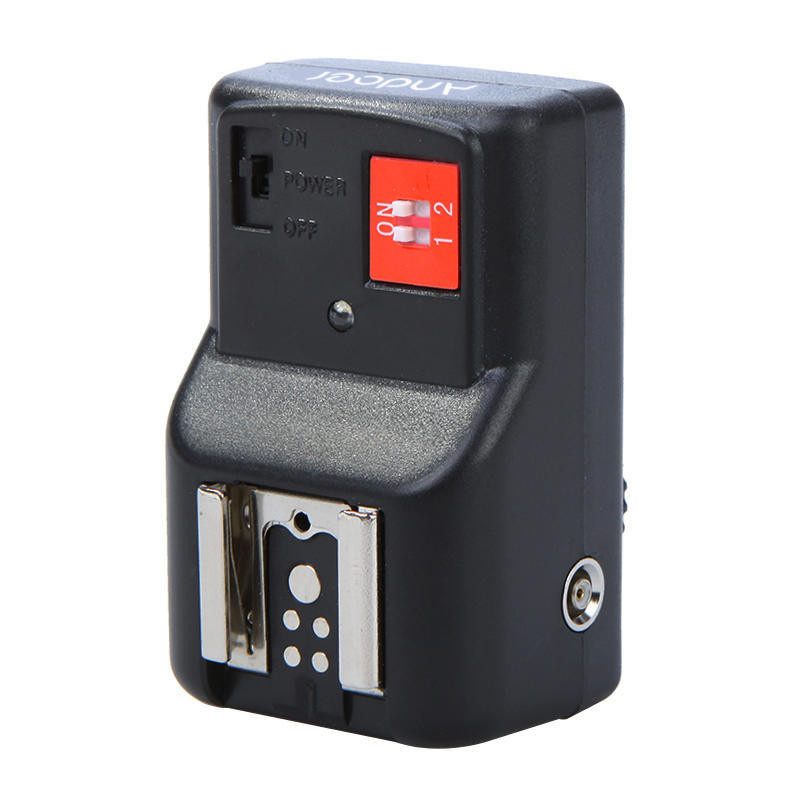 Andoer Wireless Remote Speedlite Blitzauslöser mit 4 Kanälen in Schwarz für Canon und Nikon - Bild 3