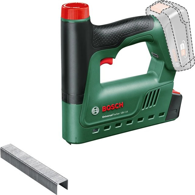 Bosch UniversalTacker 18V-14 Akku-Tacker in Grün/Schwarz (Solo) - Bild 2