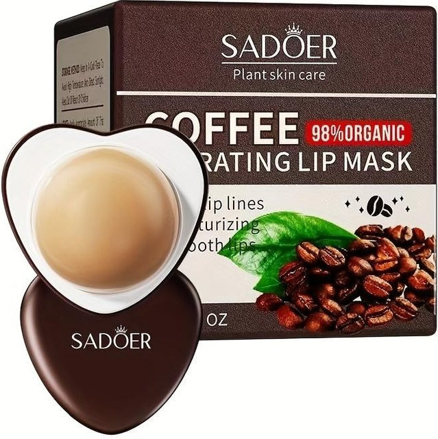 SADOER Kaffee Lippenmaske, black, matt, für alle Hauttypen - Bild 1