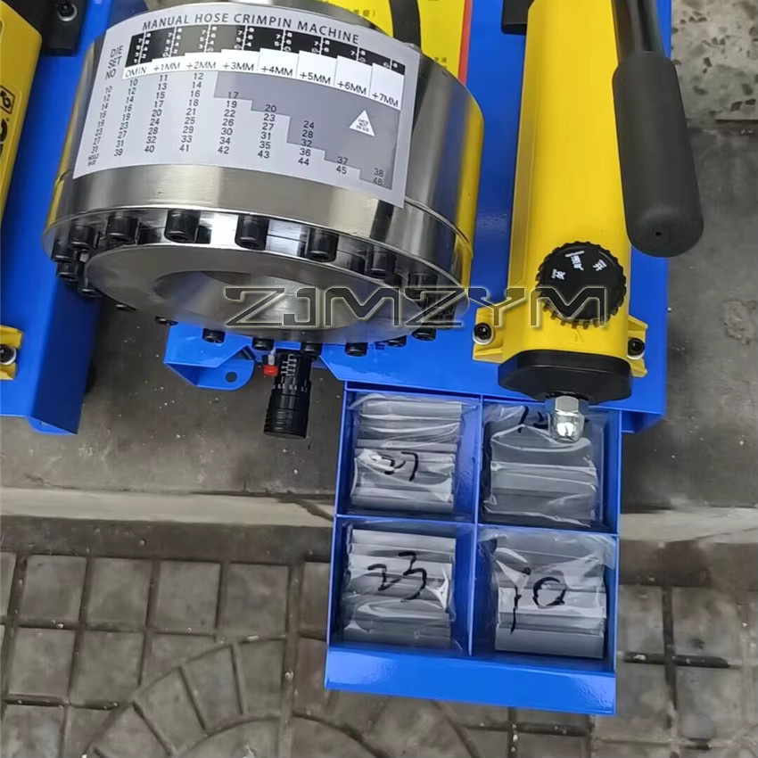 ZJMZYM HB-25 Hydraulische Schlauch-Crimpmaschine für Hochdruck-Ölleitungen, manuelle Schrumpfmaschine mit 35 MPa und 50 mm, Mehrfarbig - Bild 3
