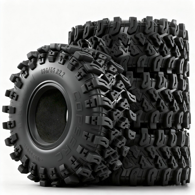 Redcat Racing Crawler Gummireifen, Schwarz - Bild 1