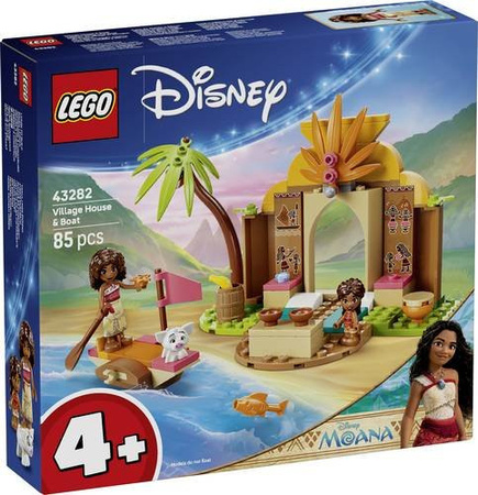LEGO Disney Vaiana Vaianas Hütte und Boot Bauspielzeug ab 4 Jahren