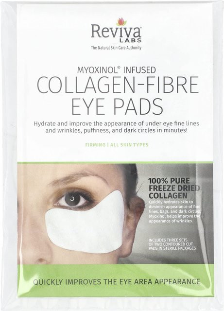 Reviva Labs Kollagenfaser Augenpads, Normale Haut, Unisex - Bild 1