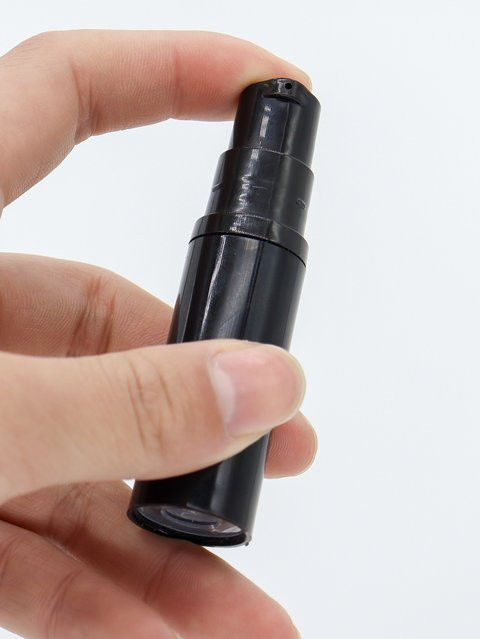 WeTrust Airless-Pump-Lotion-Flasche, 6 x 5 ml, schwarz, mit durchsichtigem Deckel - Bild 1
