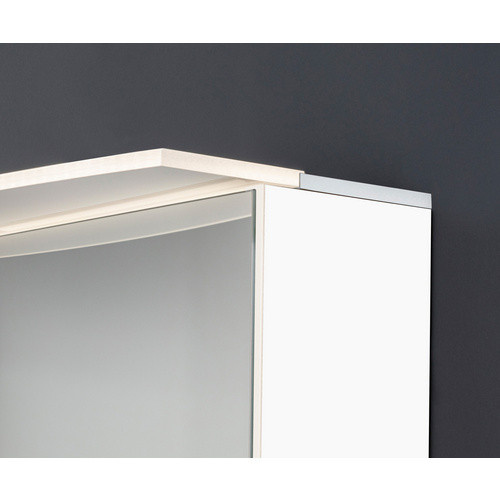 Fackelmann Spiegelschrank B.Style Weiß mit LED-Beleuchtung und Softclose-Türen, B/H/T: 60 x 81,2 x 26,3 cm - Bild 2