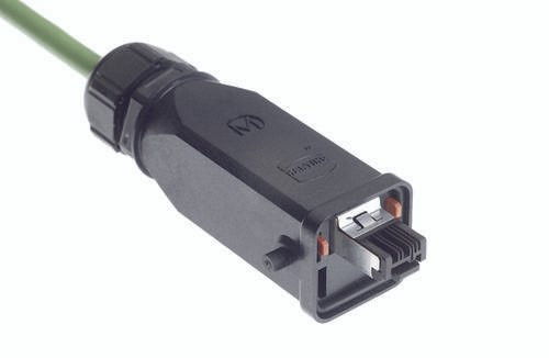 HARTING Kabelsteckverbinder 09451251100 mit 4 Schneidklemmanschlüssen in Schwarz - Bild 1
