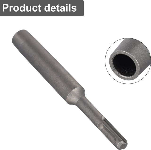 DAZZLEEX Erdungsstab-Treiber-Werkzeug aus geschmiedetem Stahl für SDS-Plus-Bohrhämmer, kompatibel mit M8-M20 Bohrern - Bild 1